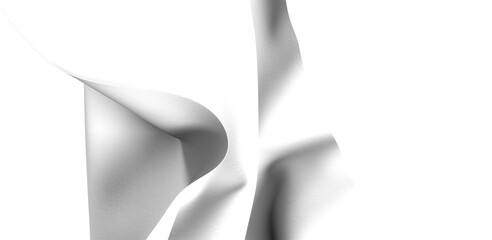 Abstract white liquid splash with a dynamic and smooth flowing texture, perfect for creating a modern and minimalist background.