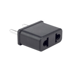 adapter for American outlet, plug adapter isolated from background