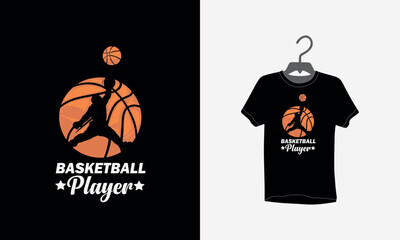 Basketball Sports t-shirt design, Basketball typography, t-shirt graphics, basketball players, vector illustration, Tee, silhouette, basketball lovers,
 Tee, Live Love Basketball ,sport lovers stuff,
