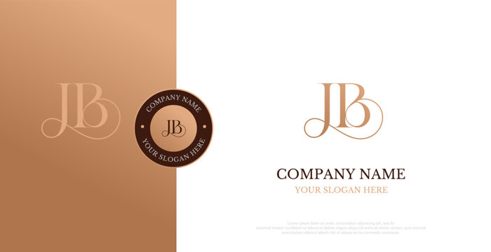 Initial JB Logo Design Vector 