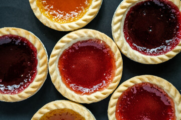 Selection of Classic Baked Jam Tarts