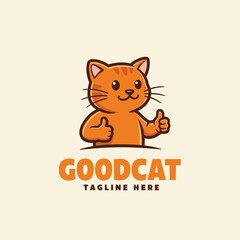 Smiling Cat Giving Thumbs Up