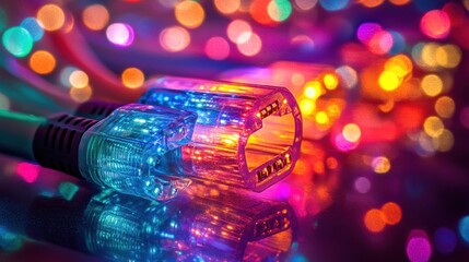 Illuminated Network Cables: A Symphony of Light and Technology