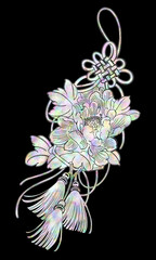 노리개 자개 민화