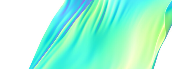 Abstract Green Blue Gradient Flow