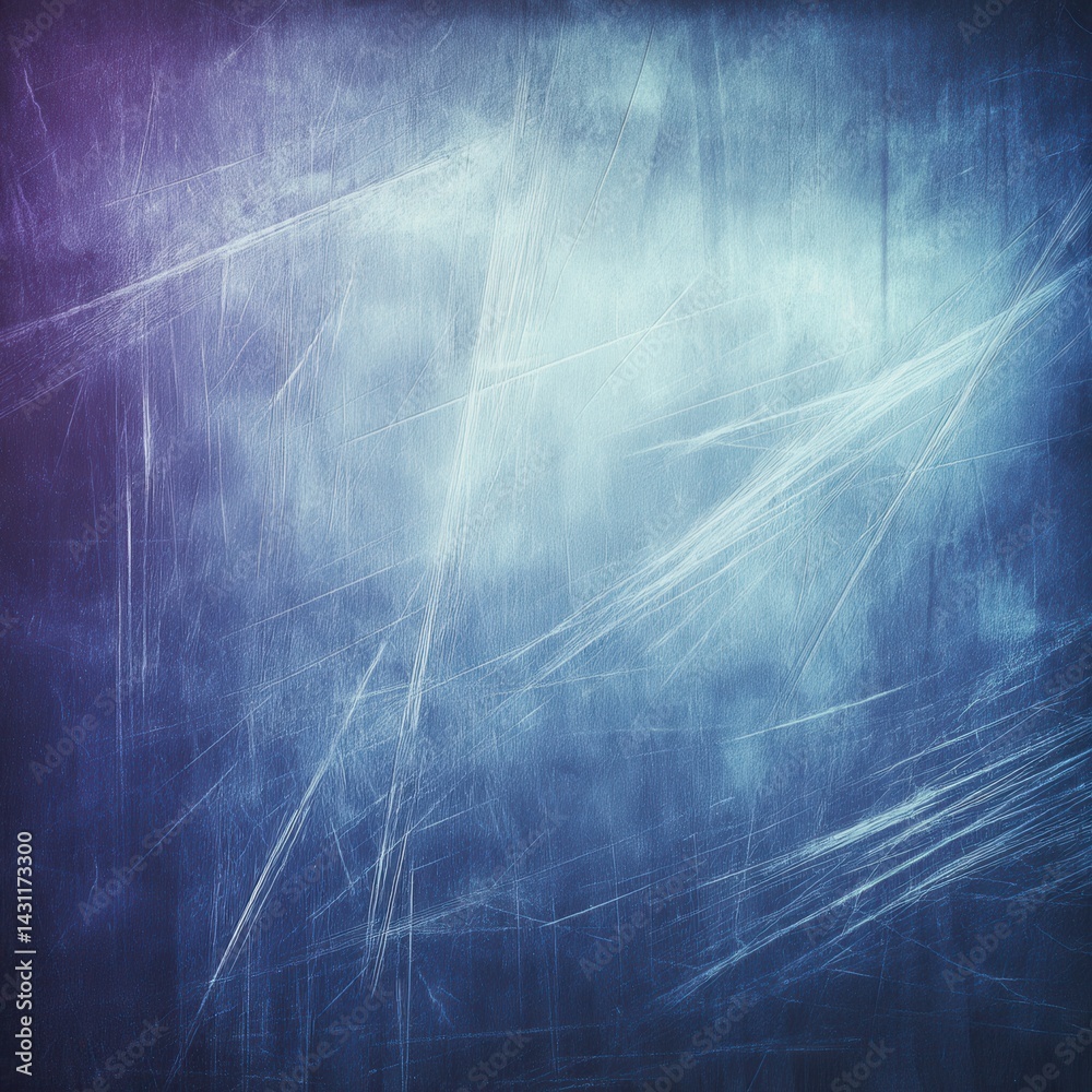 Poster abstract blue scratched texture background with light and shadow creating a dynamic and modern visua