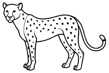 Wild Cheetah Stroke Design