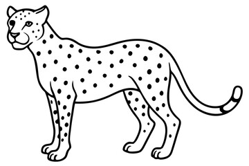 Wild Cheetah Stroke Design