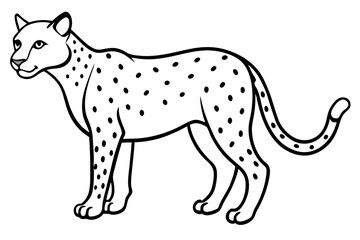 Wild Cheetah Stroke Design