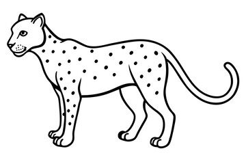 Wild Cheetah Stroke Design