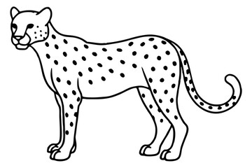 Wild Cheetah Stroke Design