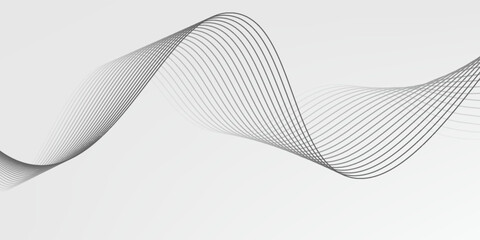 Abstract vector background with black wavy lines. EPS10