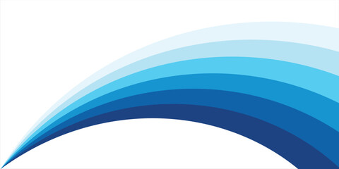 Sea waves layered vector background illustration and sea beach vector illustration.