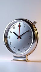 beautiful clock on white background