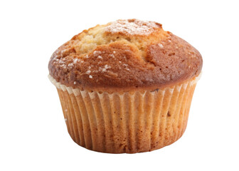 Delicious muffin with golden brown top and soft texture, perfect for sweet treat or snack. Enjoy its delightful flavor