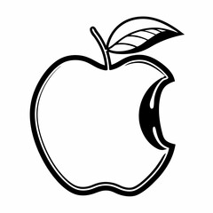 vector apple icon, Eps
