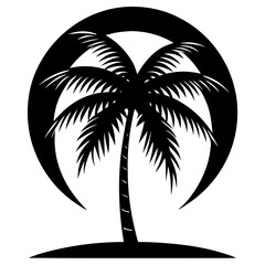 palm tree silhouette