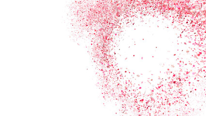 Pink Sale Confetti Burst