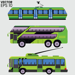 vector illustration of a bus