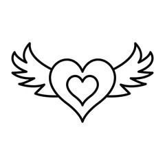 Love Wing vector, pixel perfect, illustrator file 

