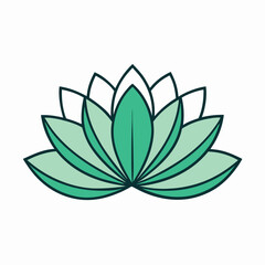 lotus flower vector illustration