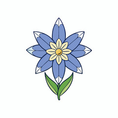 vector illustration of a flower