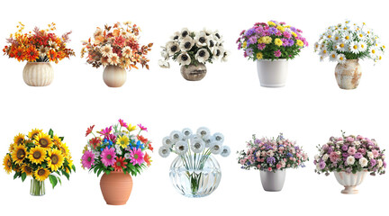 Beautiful Flower Arrangements in Vases