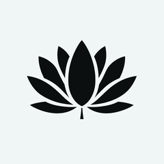 Fototapeta premium A lone flower in full silhouette, evoking peace and introspection.26