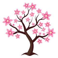 tree with pink flowers