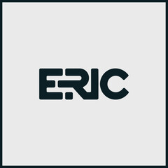 ERIC Logo - Strong Wordmark Branding For Personal Or Business Identity