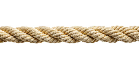 Fototapeta premium Rope isolated on transparent background PNG