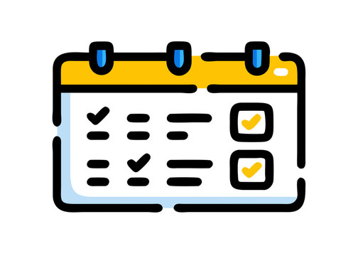 Calendar Icon Task Management and Scheduling