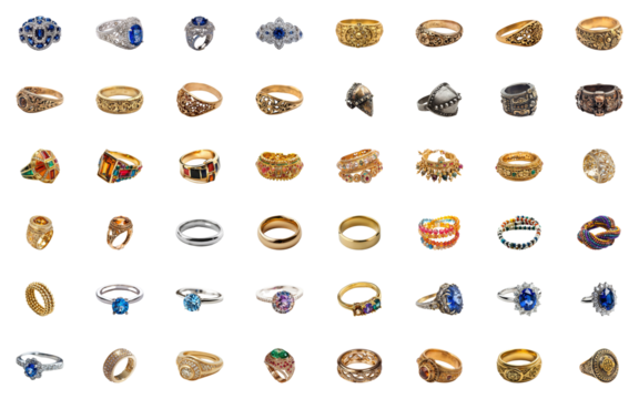 Luxury Ring Collection Fashion Jewelry