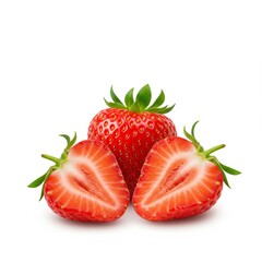strawberry isolated on white background