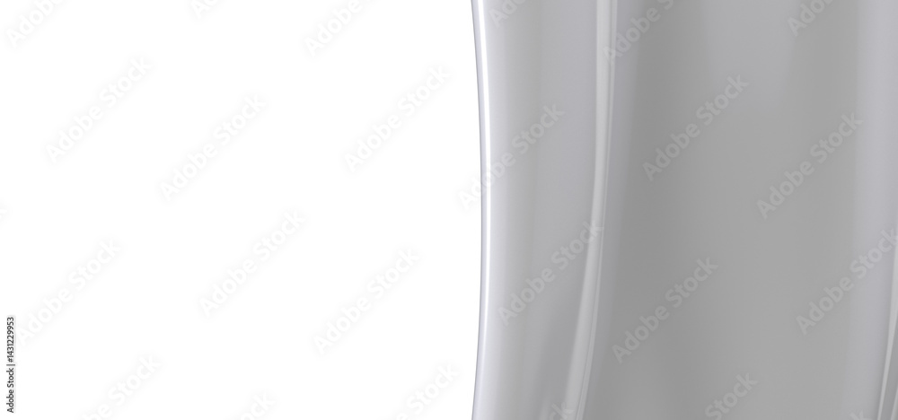Aufkleber Abstract close-up of milk splashing, creating a wave-like white texture against a dark background