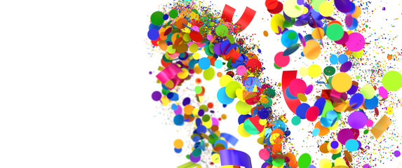 Colorful Confetti Explosion