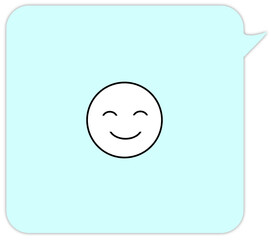 스마일 메시지 말풍선