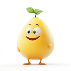 Fototapeta premium egg with a green leaf