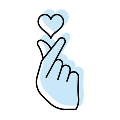 Love Gesture vector, pixel perfect, illustrator file 
