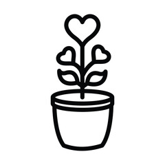 Growing Love vector, pixel perfect, illustrator file 