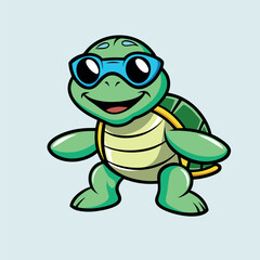 design logo vector mascot character icon turtle