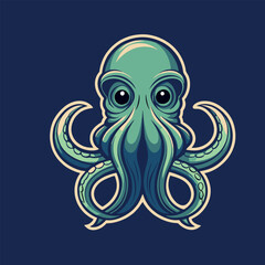 design logo vector mascot character icon octopus