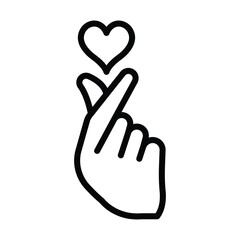 Love Gesture vector, pixel perfect, illustrator file 
