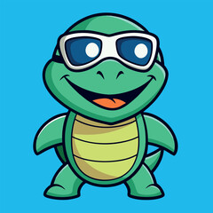 design logo vector mascot character icon turtle