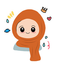 Obraz premium Doodle chibi