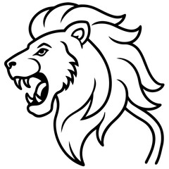 vector illustration of a wolf