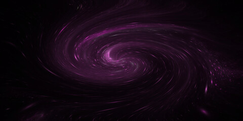 violetter galaktischer Sternennebel im Universum – Galaxie, Spiralförmig, wissenschaftlicher...