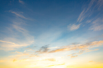 Background, backdrop, clouds and morning sky,Sunset sky for background or sunrise sky and cloud at morning.
