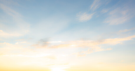 Background, backdrop, clouds and morning sky,Sunset sky for background or sunrise sky and cloud at morning.