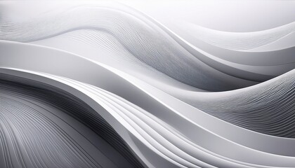 contemporary white and gray background for versatile presentations posters and templates with smooth wave patterns